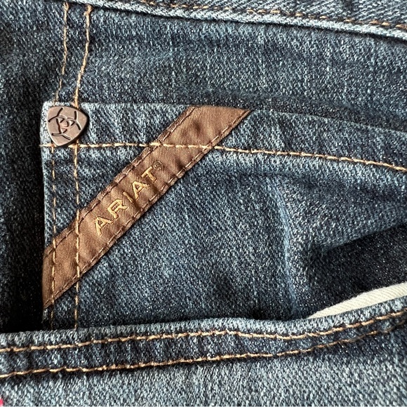 ARIAT LEGACY M4 RELAXED BOOTCUT JEAN MED WASH DENIM RODEO WESTERN BARN MEN 34X34 - Picture 11 of 12